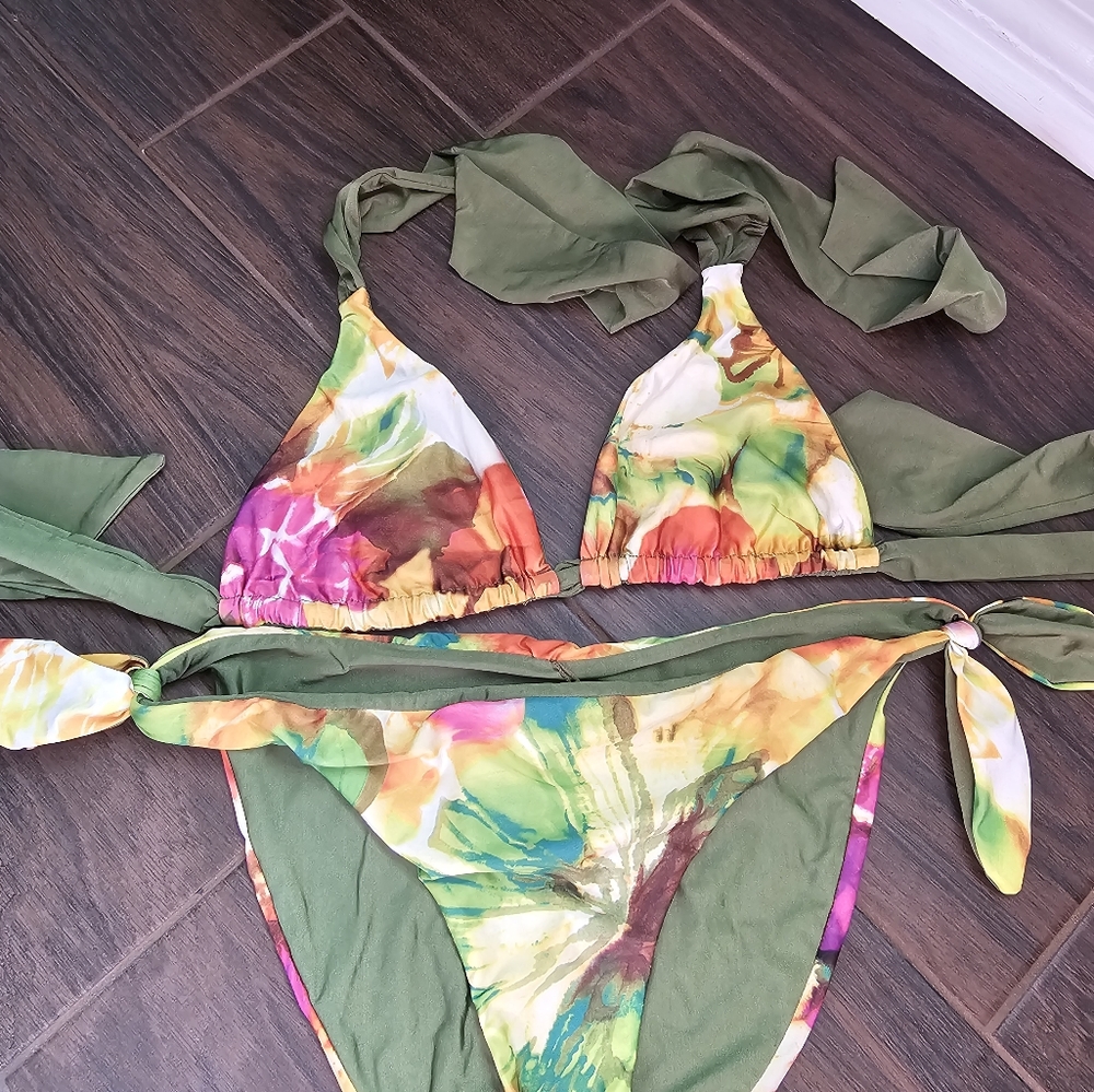 Victoria's Secret Tie Dye Reversible Bikini